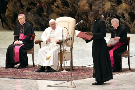Pope Francis weekly general audience, Vatican City, Italy - 15 Jan 2020