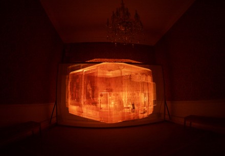Heinrich & Palmer 'Casting Light' art installation, Hampshire, UK - 15 Jan 2020