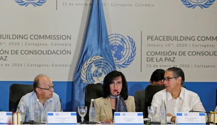 UN analyzes in Colombia good practices to finance peacebuilding, Cartagena - 15 Jan 2020