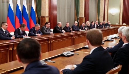 Mikhail Mishustin, Dmitry Medvedev, Moscow, Russian Federation - 17 Jan 2020
