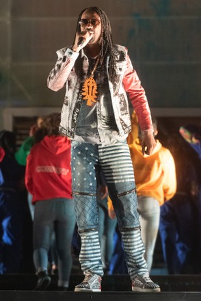 Recording artist General Levy performs take part in the RISE outdoor show celebrating Brent as London's Borough of Culture 2020
