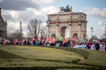 Anti PMA march, Paris, France - 19 Jan 2020