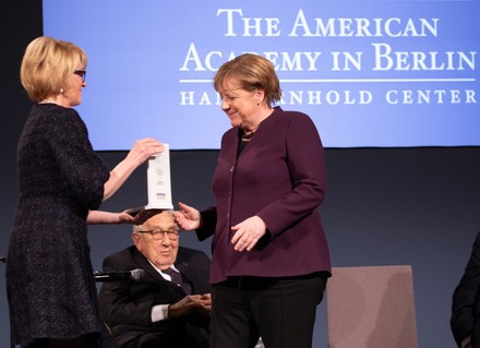 Henry Kissinger Prize awarded to German Chancellor Merkel, Berlin, Germany - 21 Jan 2020