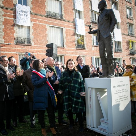 Rene Goscinny statue unveiling, Paris, France - 23 Jan 2020