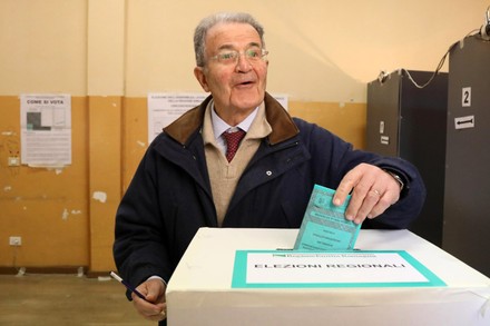 Regional elections in Calabria, Emilia Romagna, Bologna, Italy - 26 Jan 2020