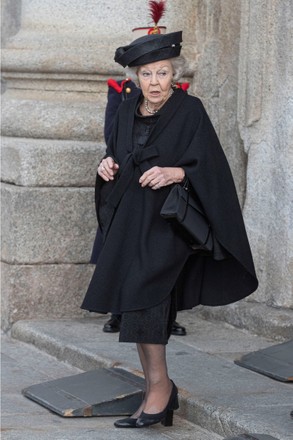 Funeral of Princess Pilar de Borbon, Emeritus King Juan Carlos I sister, El Escorial, Spain - 29 Jan 2020