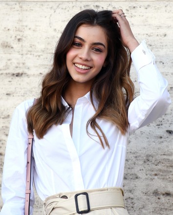 ITALIAN ACTRESS ELISA VISARI POSES DURING Editorial Stock Photo - Stock