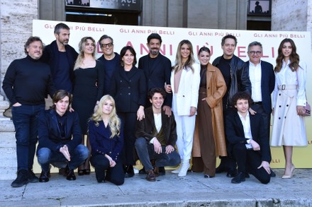 'The Most Beautiful Years' film photocall, Rome, Italy - 30 Jan 2020