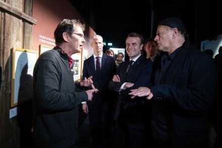 Emmanuel Macron visits Angouleme comics festival 2020, France - 30 Jan 2020