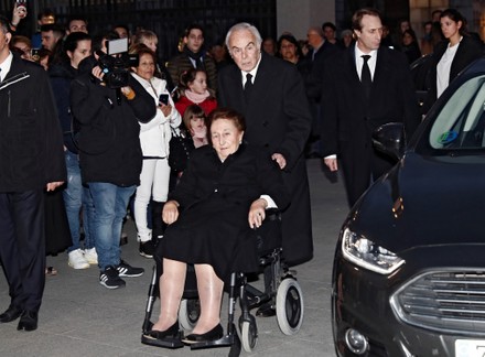 Funeral of Princess Pilar de Borbon, Emeritus King Juan Carlos I sister, Madrid, Spain - 31 Jan 2020