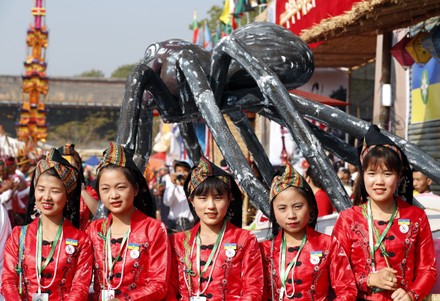 Kayah Ethnic Women Attend Myanmar Ethnics Editorial Stock Photo - Stock