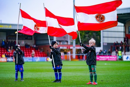 Fleetwood Town Flag Bearers During Efl Editorial Stock Photo - Stock Image  | Shutterstock