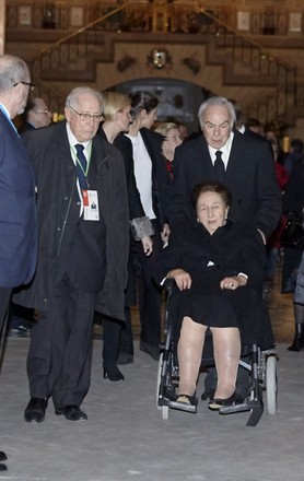 Pilar de Borbon funeral mass, Madrid, Spain - 01 Feb 2020