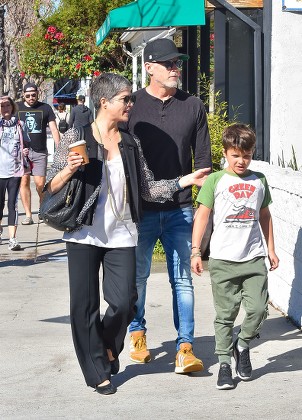 Selma Blair and family out and about, Los Angeles, USA - 01 Feb 2020