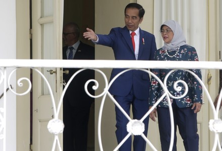 Singaporean President Halimah Yacob visits Indonesia, Bogor - 04 Feb 2020