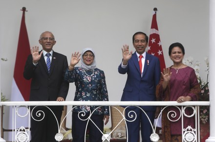 Singaporean President Halimah Yacob visits Indonesia, Bogor - 04 Feb 2020
