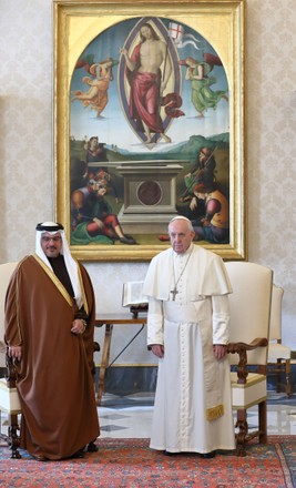 Bahrain Crown Prince Salman bin Hamad bin Isa al-Khalifa papal audience, Vatican City, Italy - 03 Feb 2020