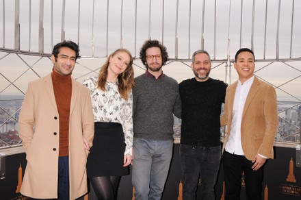 Apple TV 'Little America' cast at the Empire State Building, New York, USA - 05 Feb 2020
