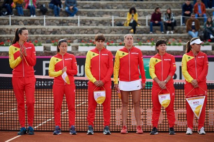 Spain v Japan, Fed Cup, Tennis, La Manga Club, Cartagena, Spain - 07 Feb 2020