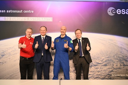 European Space Agency astronaut Luca Parmitano press conference, Cologne, Germany - 08 Feb 2020