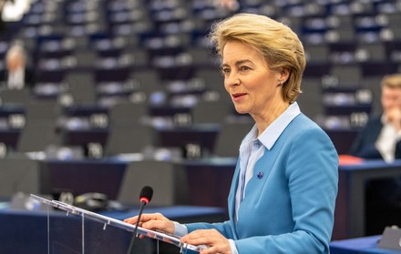 European Commission President Ursula Von Der Editorial Stock Photo ...