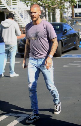 M Pokora and Christina Milian out and about, Los Angeles, USA - 11 Feb 2020