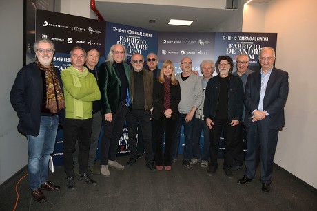 'Fabrizio De Andre & PFM - Il concerto ritrovato' film premiere, Milan, Italy - 12 Feb 2020