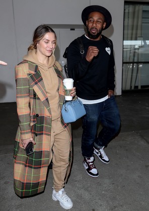 Allison Holker and Stephen Boss at Los Angeles International Airport, USA - 12 Feb 2020