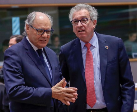 ECOFIN Finance ministers' meeting in Brussels, Belgium - 18 Feb 2020