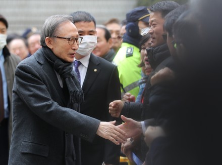 Ex-president at trial in Seoul, Korea - 19 Feb 2020