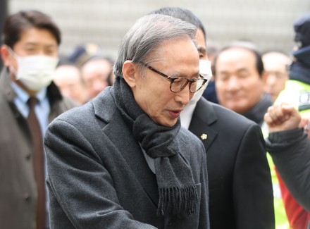Ex-president Lee Myung-bak gets 17-year jail term, Seoul, Korea - 19 Feb 2020