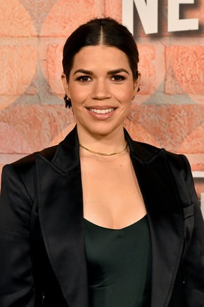 America Ferrera Marvin Lemus Linda Yvette Editorial Stock Photo - Stock