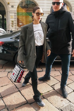 Bella Hadid out and about, Milan Fashion Week, Italy - 21 Feb 2020