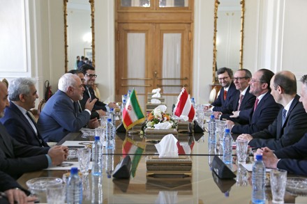 Austria Foreign Minister Schallenberg in Tehran, Iran Islamic Republic Of - 23 Feb 2020