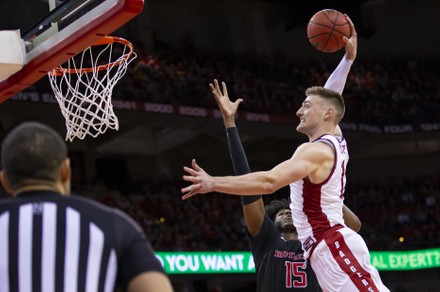 NCAA Basketball Rutgers vs Wisconsin, Madison, USA - 23 Feb 2020 Stock ...