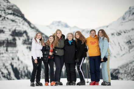 Dutch royal family on winter vacations at the Austrian ski resort of Lech, Lech Am Arlberg, Austria - 25 Feb 2020