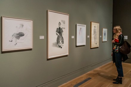 'David Hockney: Drawing from Life' exhibition, London, UK - 25 Feb 2020