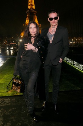 Paul Bichet Beatrice Dalle Attending Saint Editorial Stock Photo