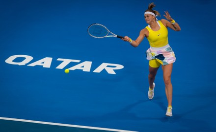 WTA Qatar Total Open, Tennis, Doha, Qatar - 28 Feb 2020 Stock Pictures ...