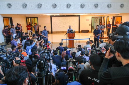 FormerMalaysia Prime Minister Mahathir Mohammad hold press conference in Kuala Lumpur, Malaysia - 01 Mar 2020