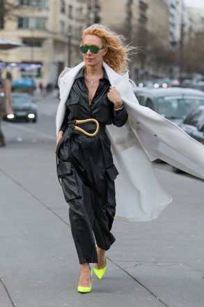 Street Style, Fall Winter 2020, Paris Fashion Week, France - 29 Feb 2020