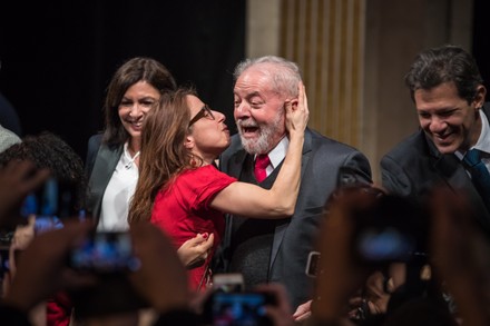 Lula da Silva awarded as Honorary Citizen of Paris, France - 02 Mar 2020