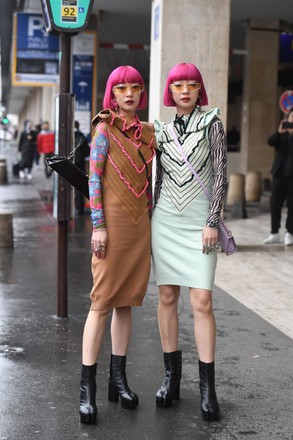 Street Style, Fall Winter 2020, Paris Fashion Week, France - 02 Mar 2020