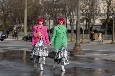 Street Style, Fall Winter 2020, Paris Fashion Week, France - 03 Mar 2020