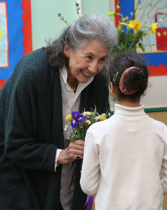Camilla Duchess of Cornwall visit to Bousfield Primary School, London, UK - 05 Mar 2020
