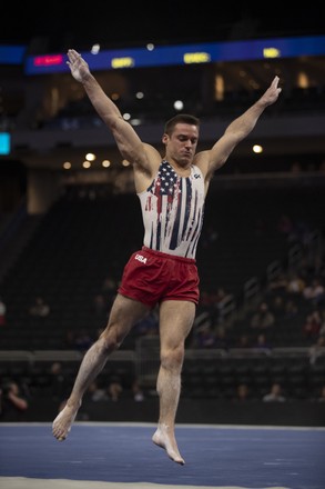 Gymnast Sam Mikulak Usa Competes During Editorial Stock Photo - Stock ...