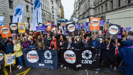 March 4 Women, International Women's Day, London, UK - 08 Mar 2020