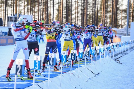 Biathlon World Cup In Kontiolahti, Finland - 01 Jan 2016 Stock Pictures ...