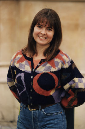 Charlotte Attenborough Actress Wearing A Knitted Jumper..