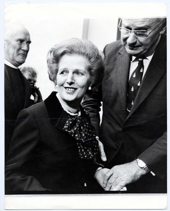 Margaret Thatcher Prime Minster 1981 Hecklers Editorial Stock Photo ...